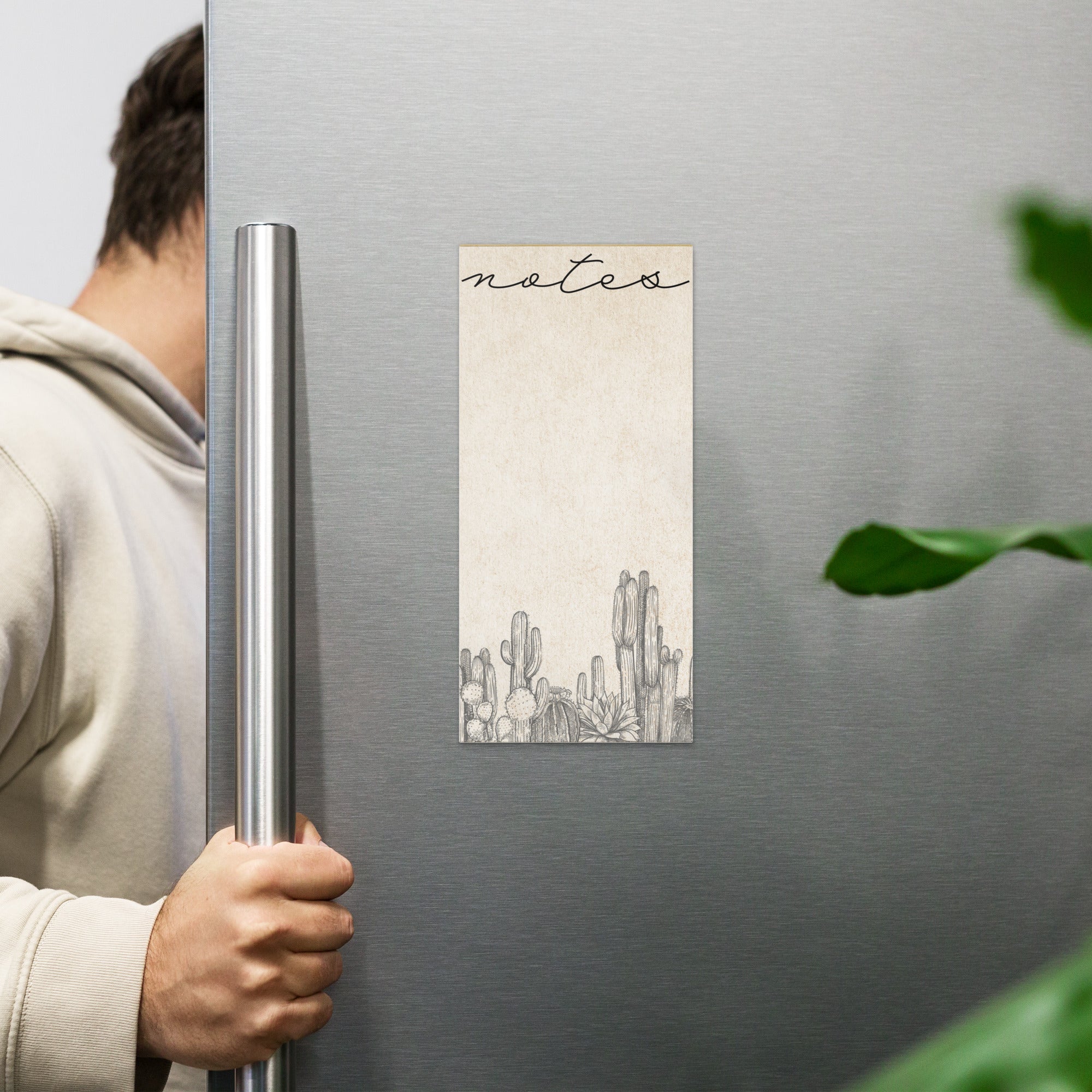 Cactus Refrigerator Notepad