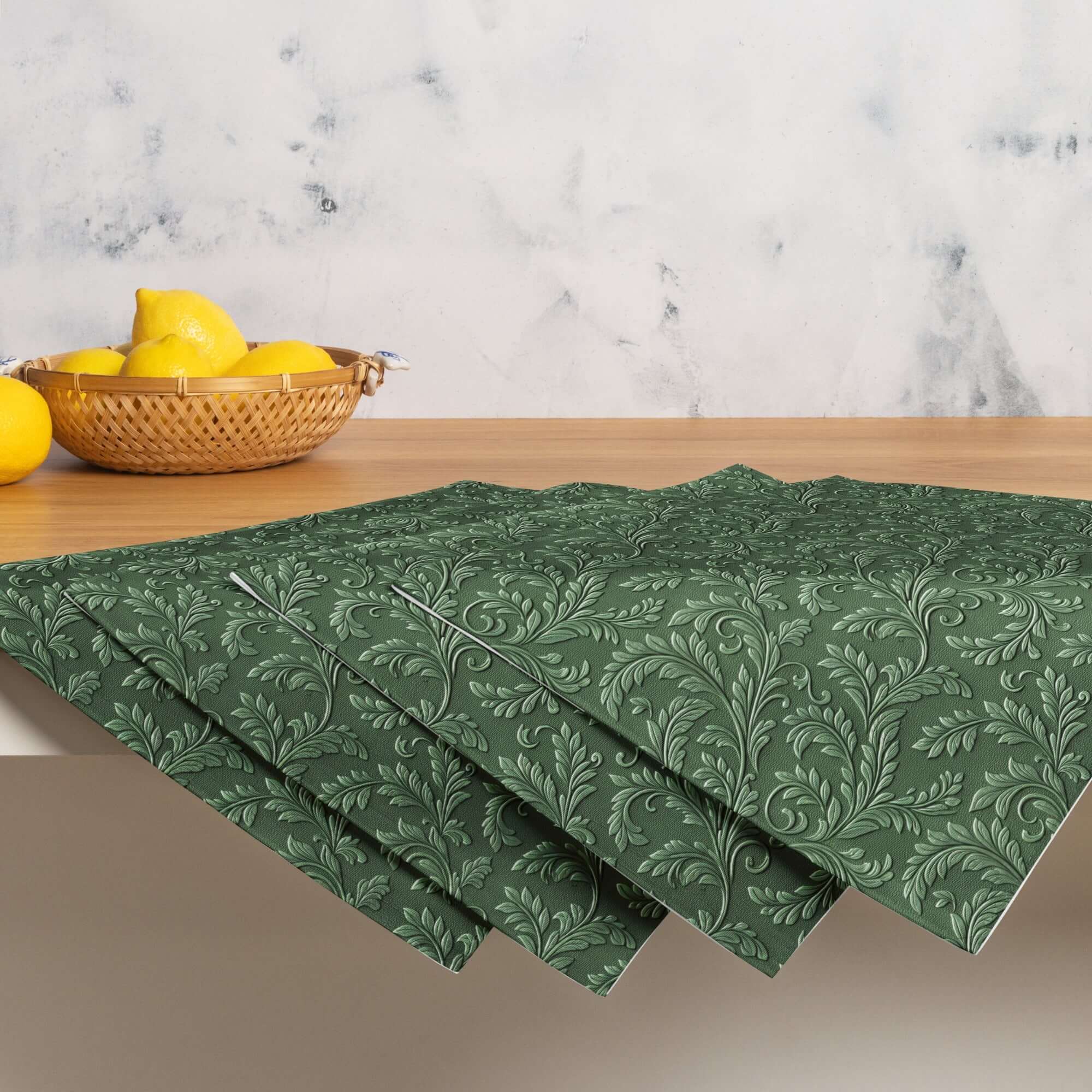 Green Western Floral Placemats