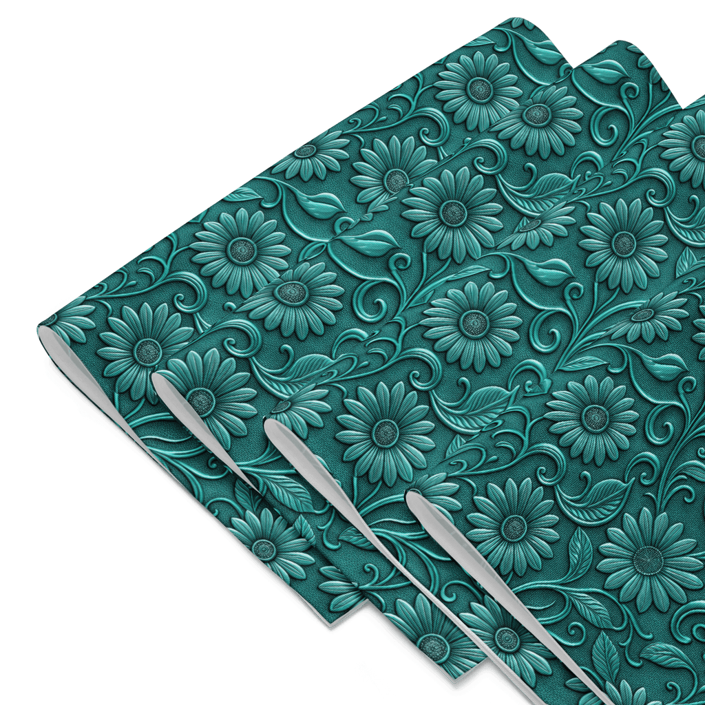 Turquoise Western Floral Placemats