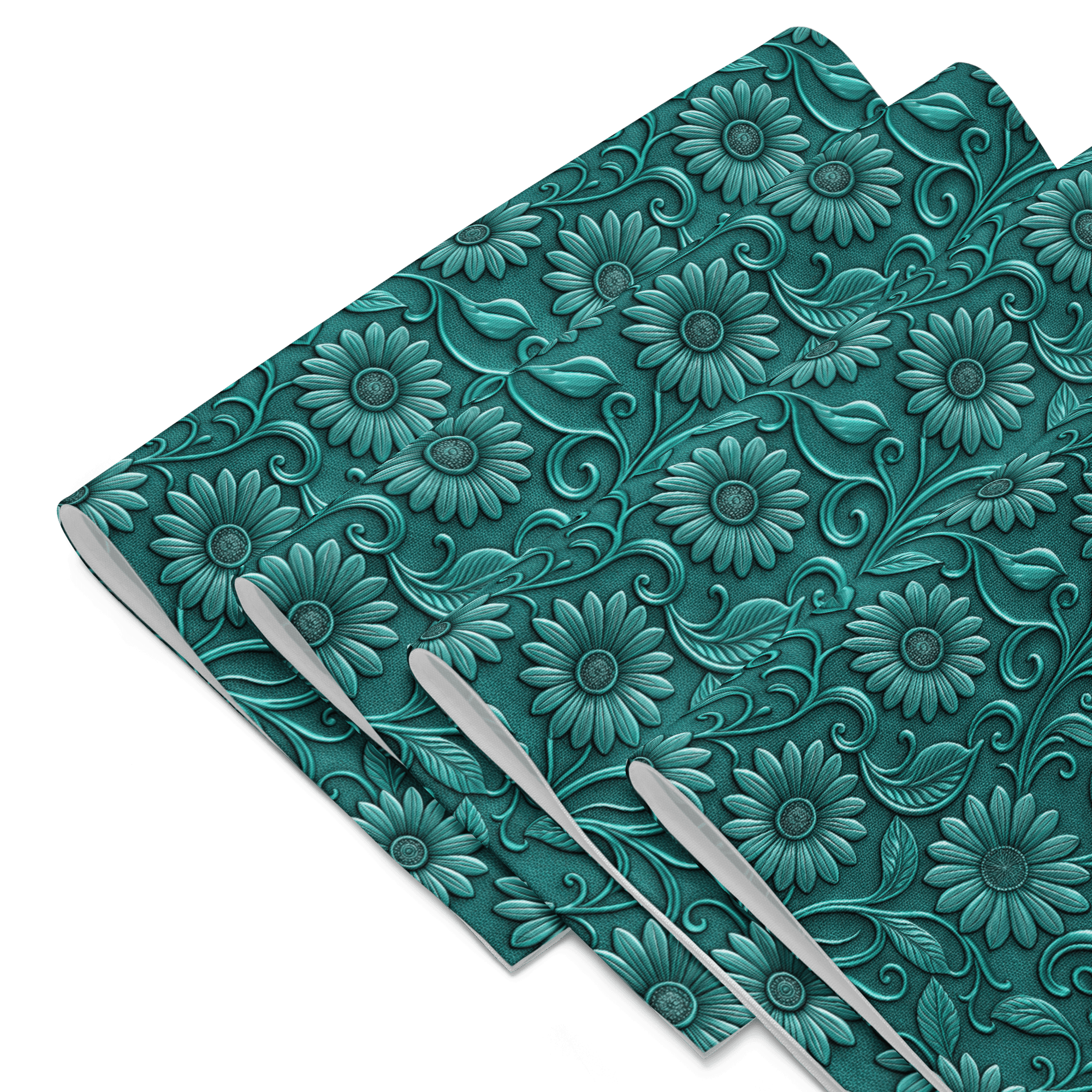 Turquoise Western Floral Placemats