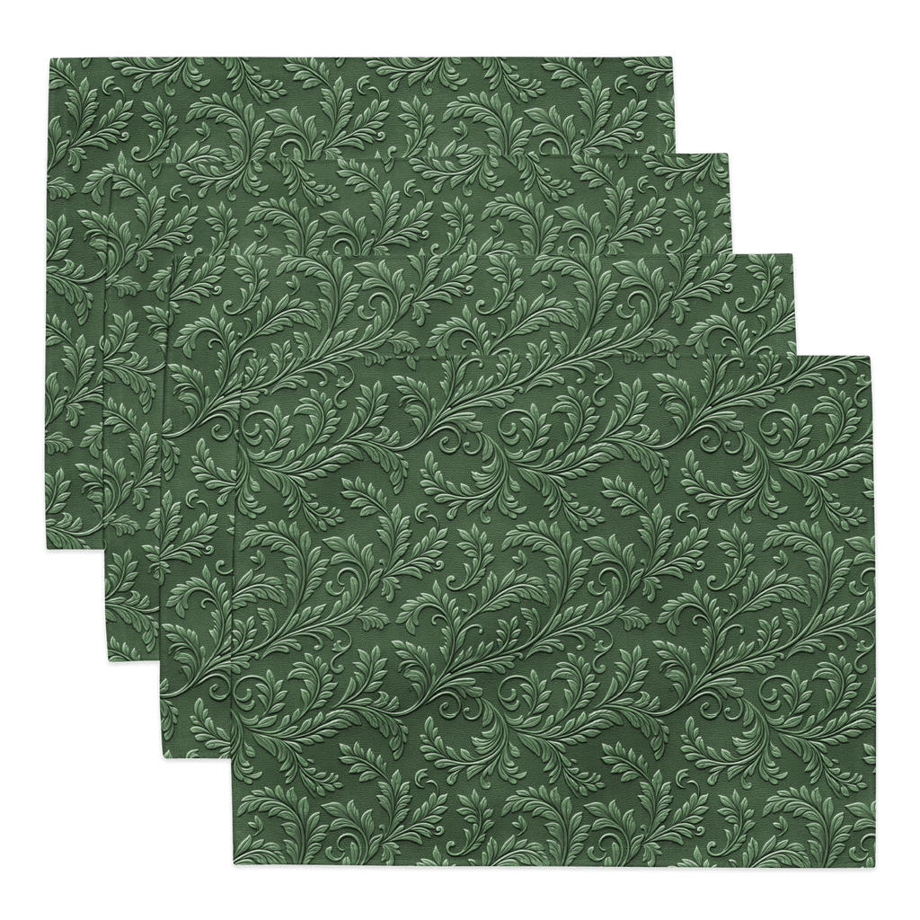 Green Western Floral Placemats