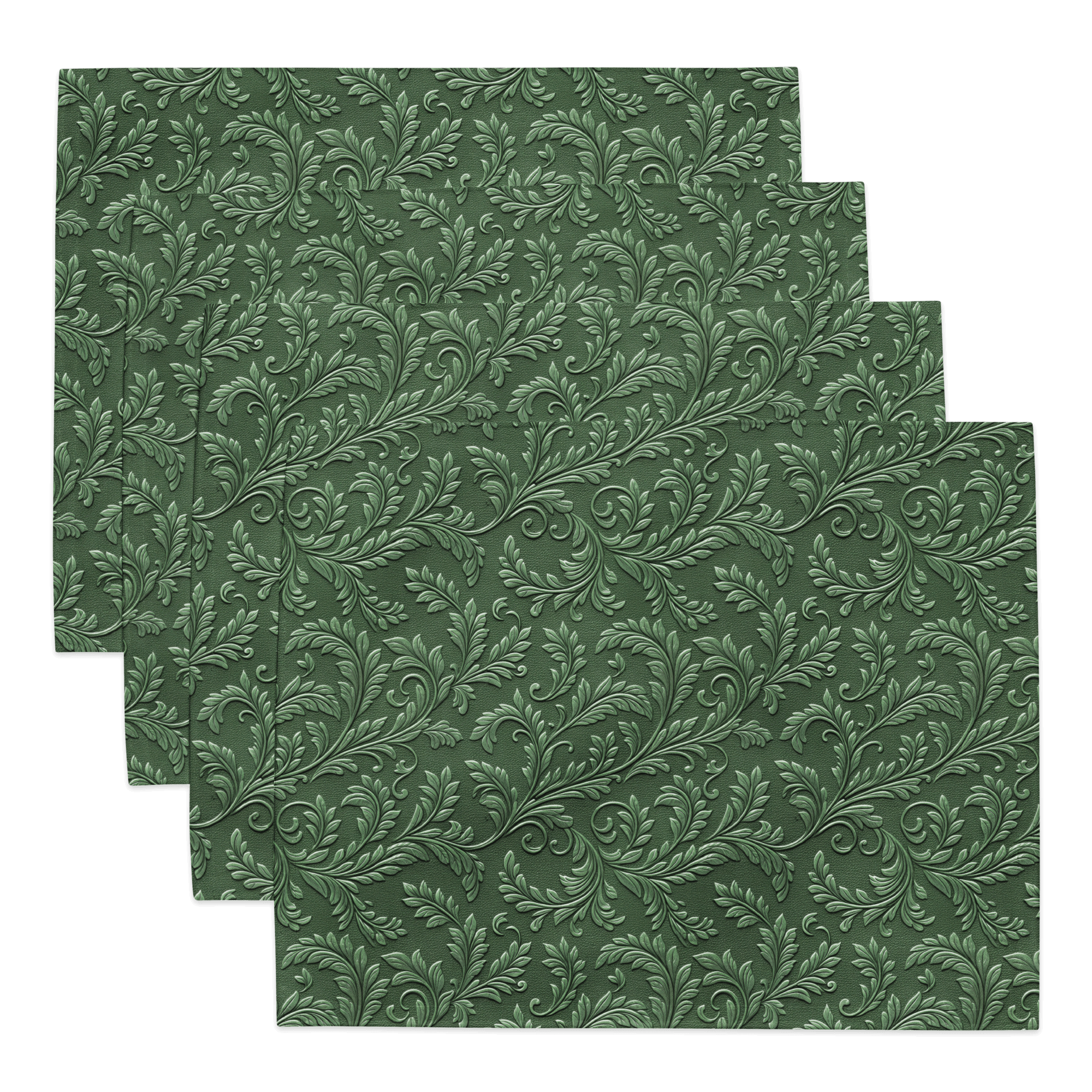 Green Western Floral Placemats
