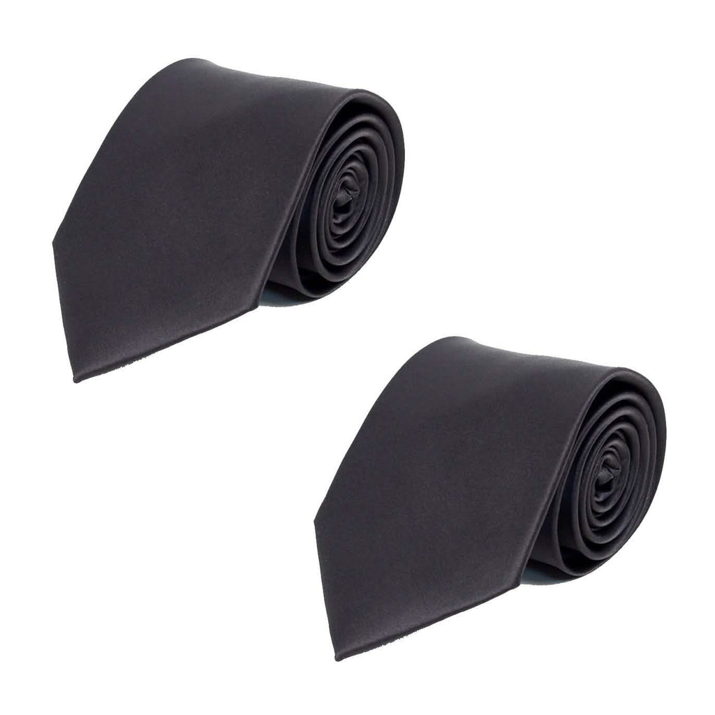 Poly Solid Satin Tie