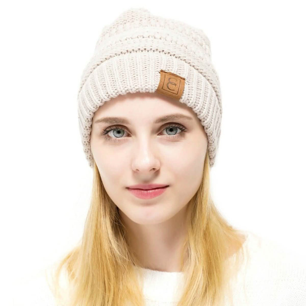 Popular CC Chic Winter Beanie Hat