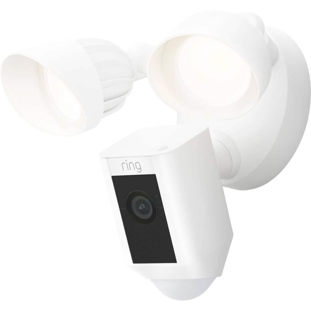 Ring - Floodlight Cam Plus Outdoor Wired 1080p Surveillance Camera