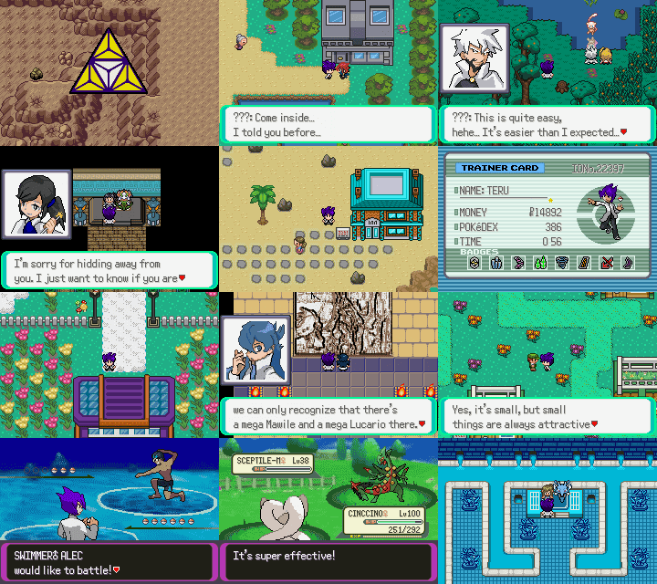Pokemon Mega Power GBA ROM Hack Video Game Gameboy Advance Custom