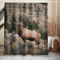 Bull Elk Shower Curtain