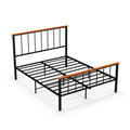 Full/Queen Bed Frame with Headboard and Footboard-Queen Size