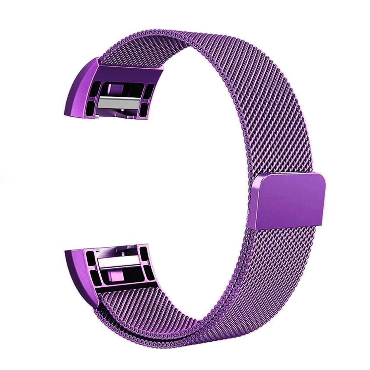 Stainless Steel Mesh Milanese Loop Band for Fitbit Charge 2