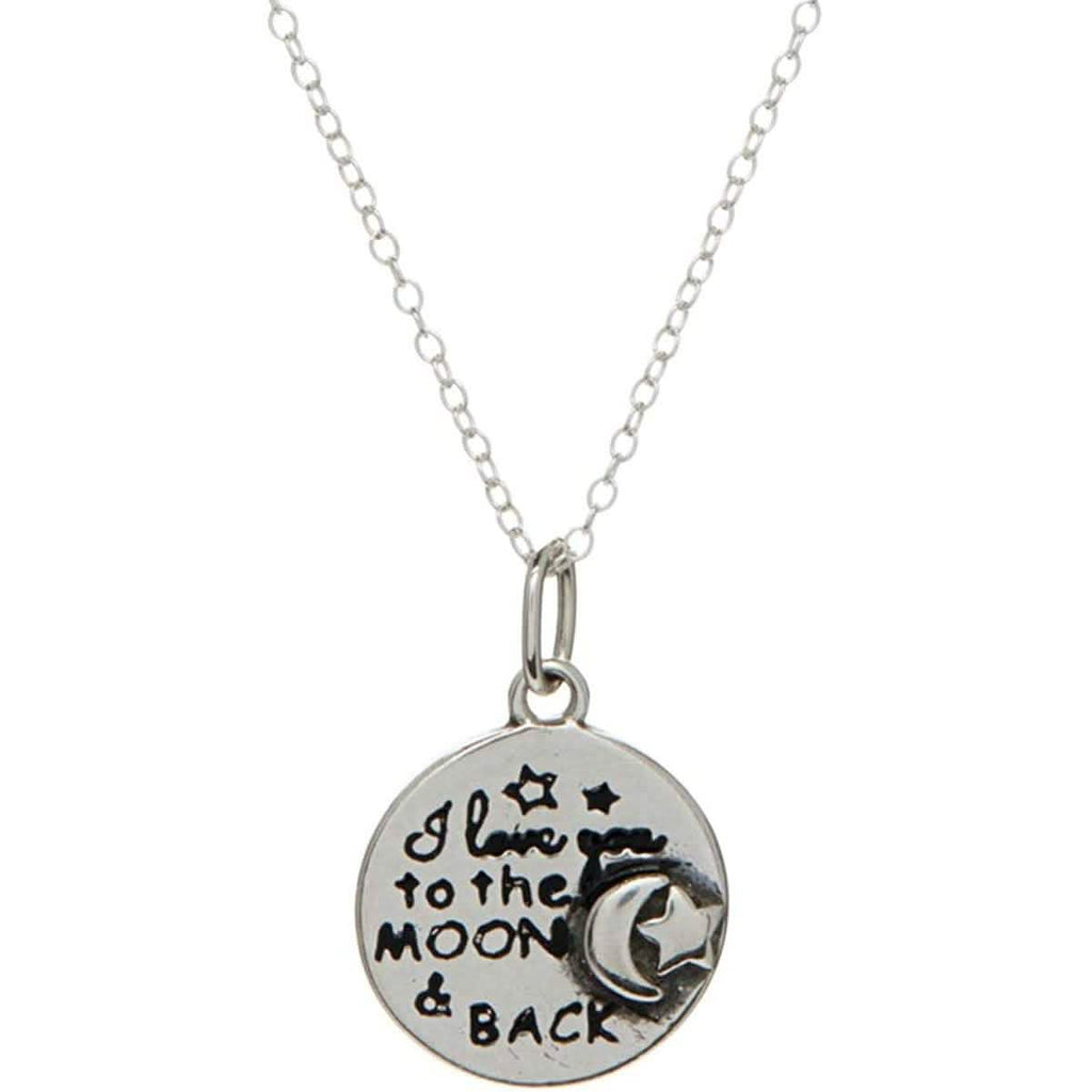 Sterling Silver Inspirational Pendant Necklace