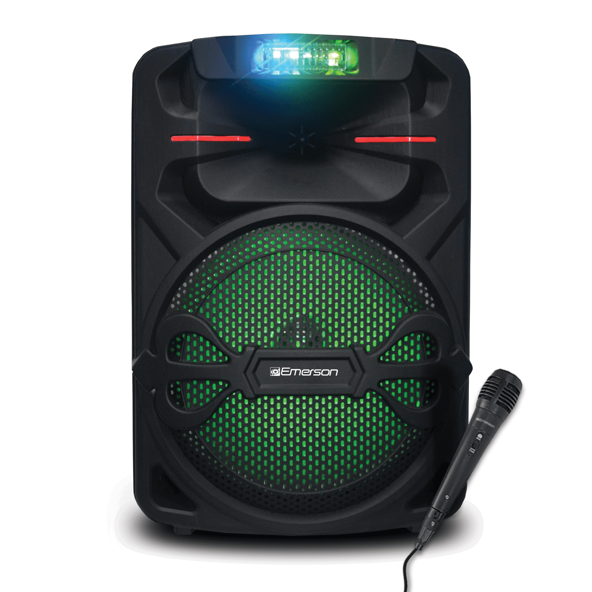 Portable 12" Bluetooth Party Speaker with Disco Lights
