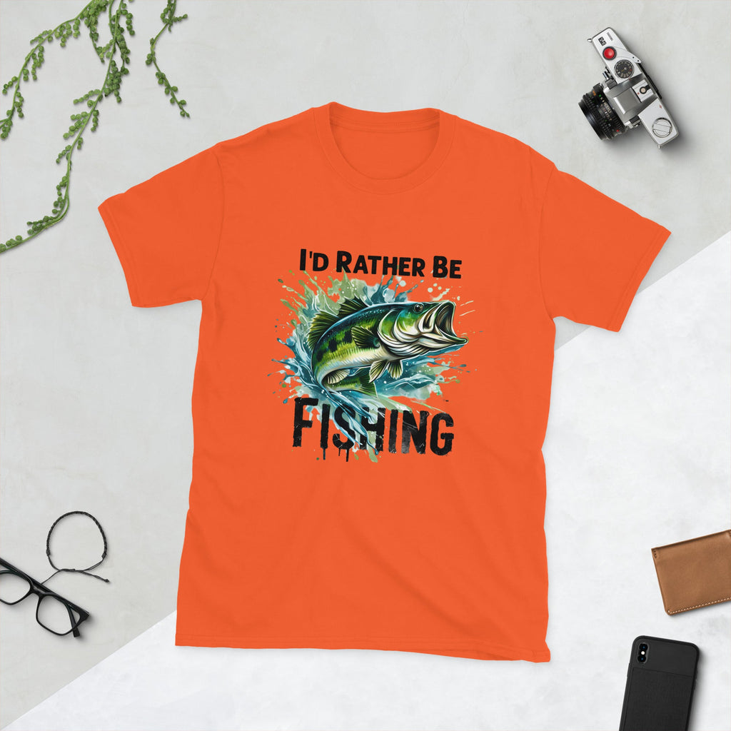 Rather be Fishing Short-Sleeve Unisex T-Shirt