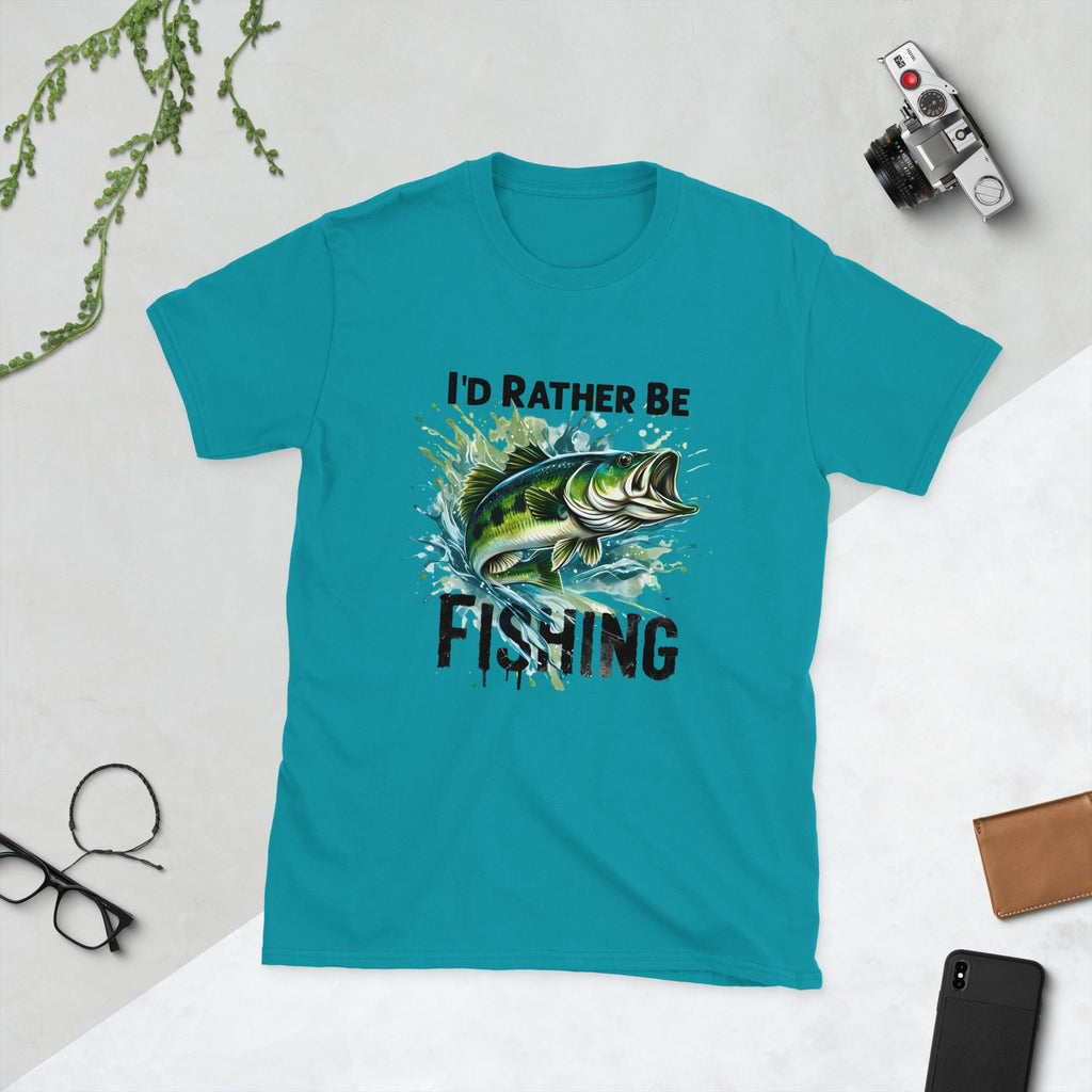 Rather be Fishing Short-Sleeve Unisex T-Shirt
