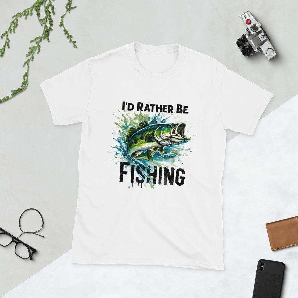 Rather be Fishing Short-Sleeve Unisex T-Shirt