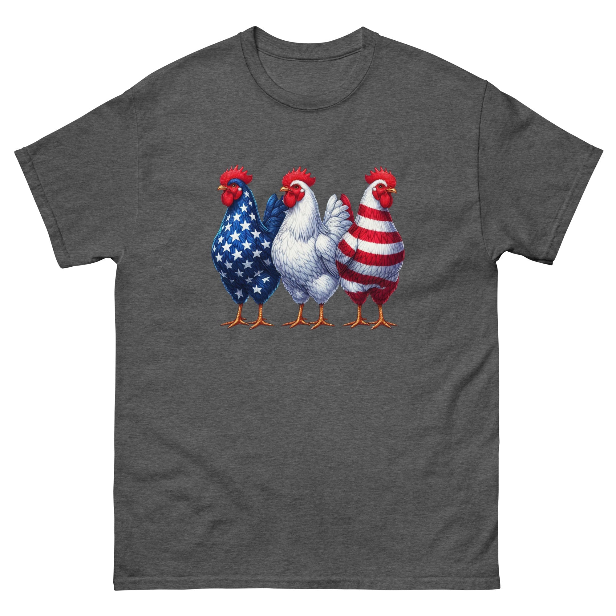 Patriotic Chickens Unisex T-Shirt