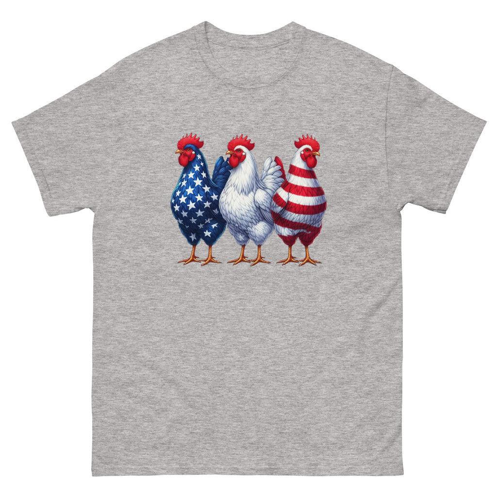 Patriotic Chickens Unisex T-Shirt