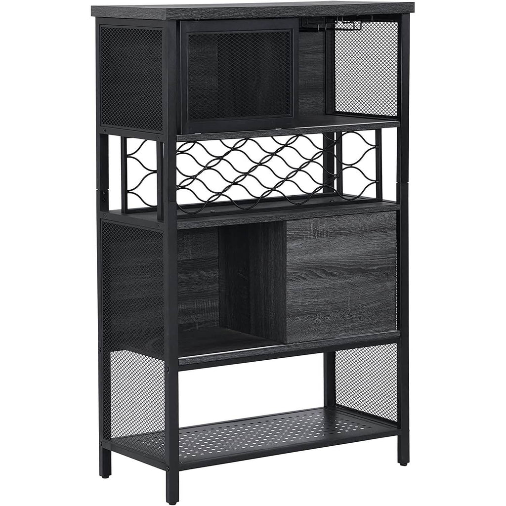 Wine Bar Cabinet for Liquor and Glasses