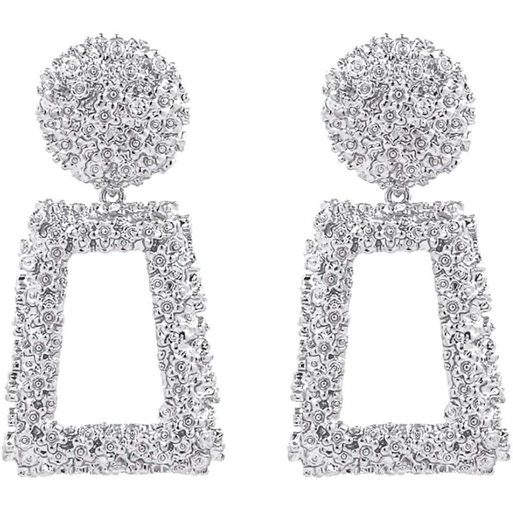 Women's Rectangular Geometric Drop Earrings