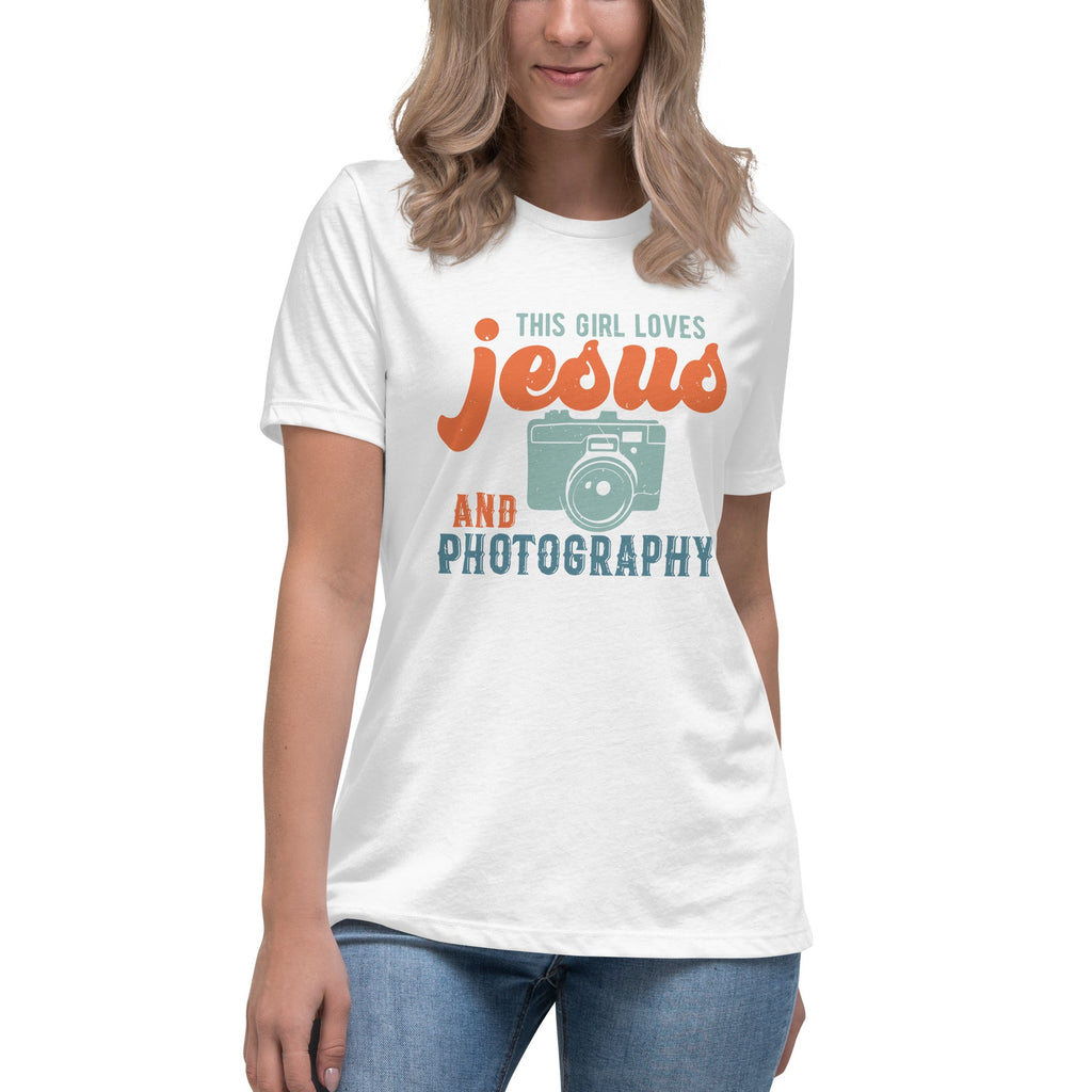 Jesus & Photography Women's Relaxed T-Shirt